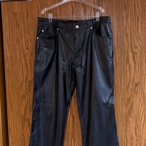 Tripp NYC Black faux Leather Pants